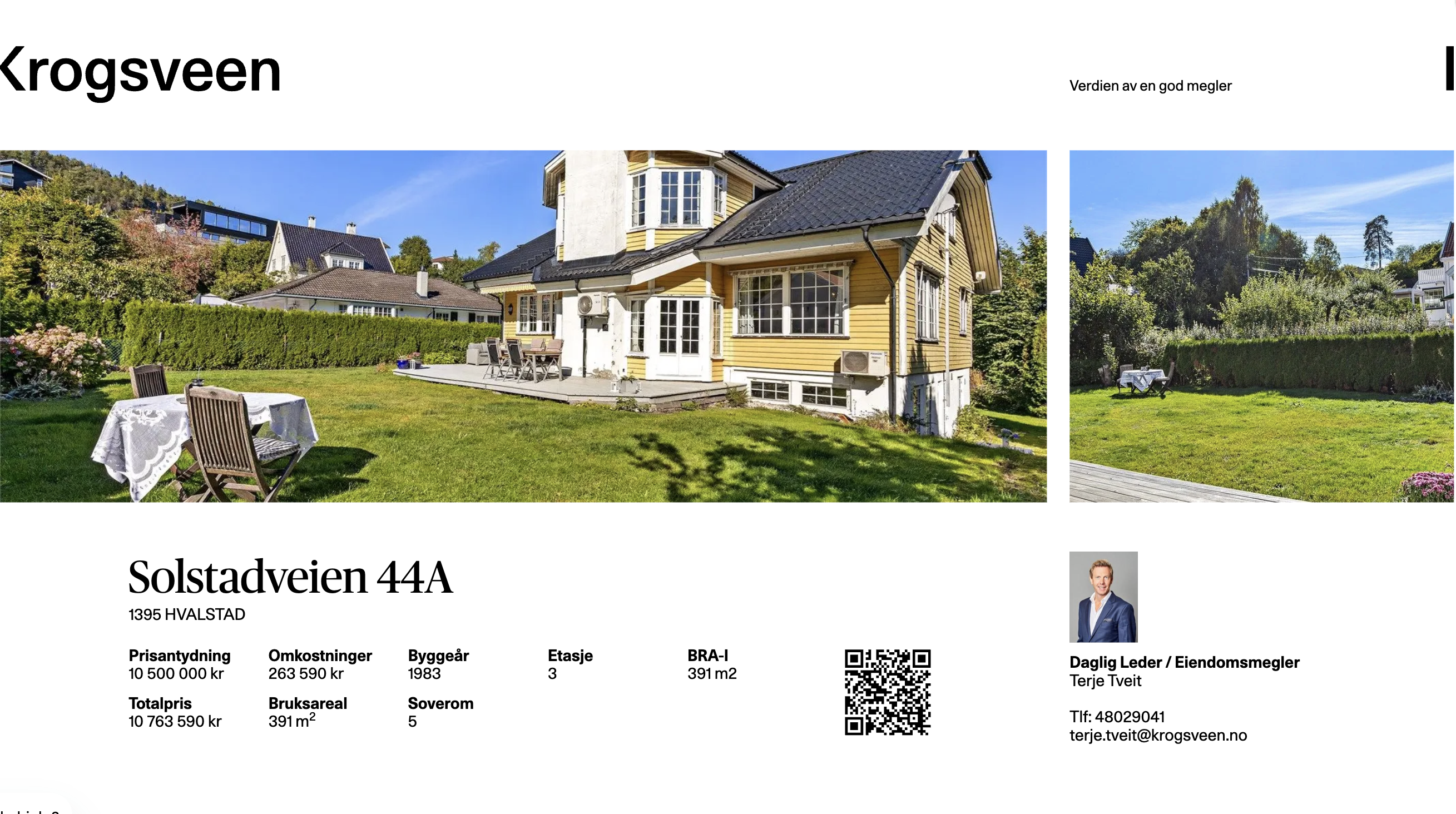 100% brand tilpasset visning.